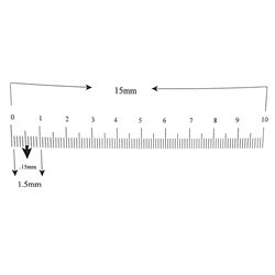 Ruler reticle