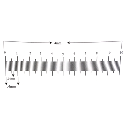 Ruler reticle