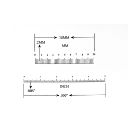 Ruler reticle