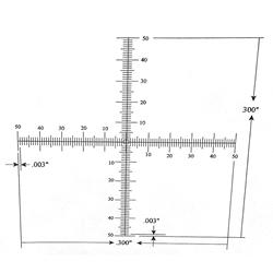 Crossed Scale reticle