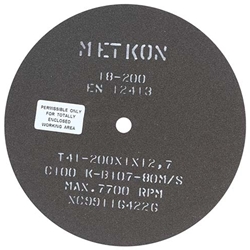 Metkon TRENO-HP Abrasive Cutting Discs for Non-ferrous Materials and Stainless Steels 18-150/S and 18-200/S