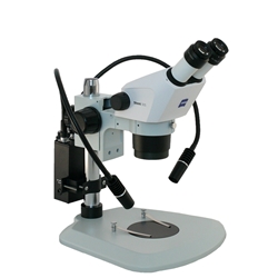 Zeiss Stemi 305 Stereo Microscope Microcope with Dual Pipe LED Lights