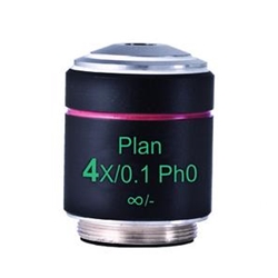 Phase 4x Microscope Objective Lens