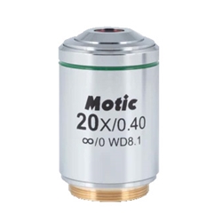 Inverted microscope objective 20x