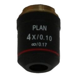 Plan Achromat 4x Microscope Objective Lens