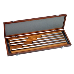 Mitutoyo Rectangular Steel Metric Gage Long Block Set, 125-500mm