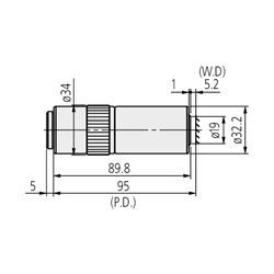 Mitutoyo 378-814-4 M Plan Apo LWD HR 50x