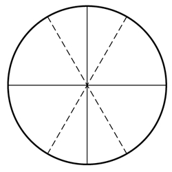 60 Degree Angle Reticle 176-114