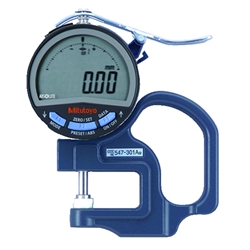 Mitutoyo 547-300A flat anvil thickness gage.