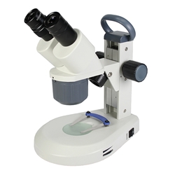 National Optical D-ELS-1 Stereo Microscope 10x, 20x, 40x.