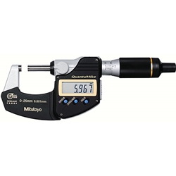 Mitutoyo 293-140-30 QuantuMike coolant-proof micrometer.