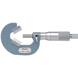 Mitutoyo 114-102 V-Anvil Micrometer 10-25mm 3 Flutes Cutting Head