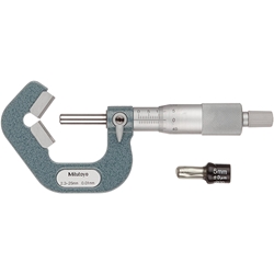 Mitutoyo 114-204 V-Anvil Micrometer 2.3-25mm 3 Flutes Cutting Head