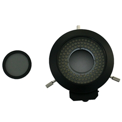 Polarizing LED ring light