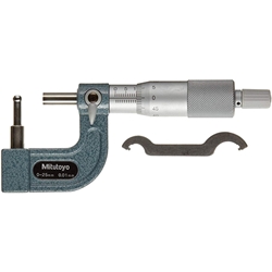 Mitutoyo Tube Micrometer 0-25mm with Spherical Anvil