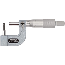 Mitutoyo Tube Micrometer 0-1" with Spherical Anvil