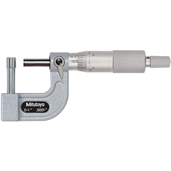 Mitutoyo Tube Micrometer 0-1" with Cylindrical Anvil