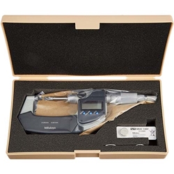 Mitutoyo Digital Blade Micrometer 0-25mm with 7mm Carbide Tipped Blade