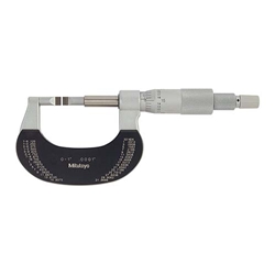 Mitutoyo Vernier Blade Micrometer 0-1" 4mm Carbide Tipped Blade