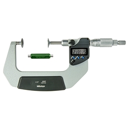 Mitutoyo 369-352-30 Digital Disk Micrometer 2-3" / 50.8-76.2mm Non-Rotating Spindle