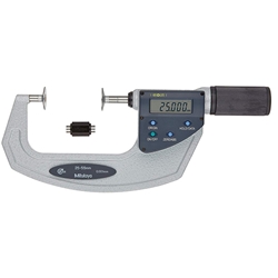 Mitutoyo 369-412-20 Digital Disk Micrometer 25-55mm Non-Rotating Spindle- Quickmike Type