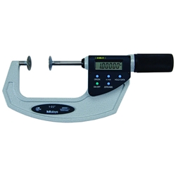 Mitutoyo 369-422-20 Digital Disk Micrometer 1-2.2" / 25.4-55.88mm Non-Rotating Spindle- Quickmike Type