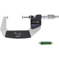 Mitutoyo 323-352-30 Digital Disk Micrometer 2-3" / 50-76.2mm Rotating Spindle