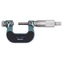 Mitutoyo 126-137 Vernier Screw Thread Micrometer 0-1"