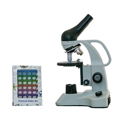 Children's / Student Microscope Kit with 24 Prepared Slides