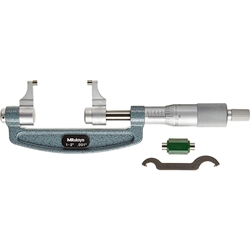 Mitutoyo 143-122 Vernier Caliper-Type Micrometer 1-2"