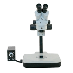 Brightfield Darkfield LED Zoom Stereo Microscope 10x-67x