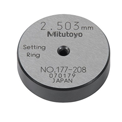 Mitutoyo Steel Setting Ring 2.5mm