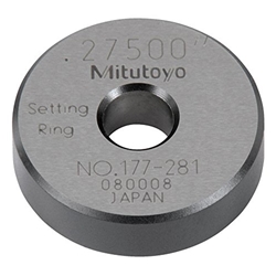 Mitutoyo Steel Setting Ring 0.275"