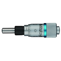 Mitutoyo Fine Spindle Feed 0.1mm Revolution Micrometer Head 0-6.5mm Small Thimble Diameter