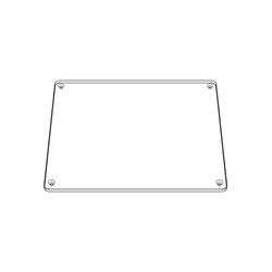 Prior Scientific Glass Plate for H105 Stages H227