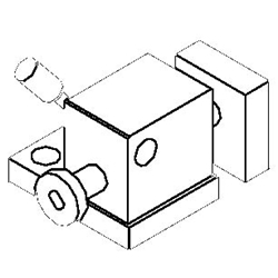 Metkon Left Vise Clamping Assembly for METACUT 302