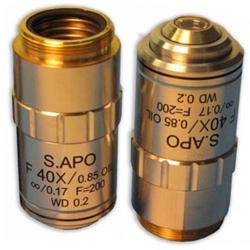 Semi APO Plan F40x Oil Microscope Objective