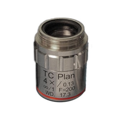 TC Planachromat Infinity Corrected 4x Microscope Objective