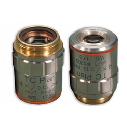 Meiji TC Planachromat Phase 4x Microscope Objective