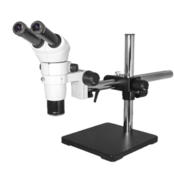 Common Main Objective Stereo Zoom Microscope 8x-80x on Boom Stand