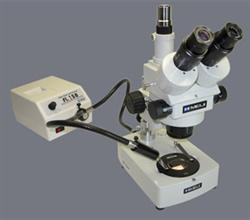 Stereo Zoom Pseudo-Darkfield Mud Logging Microscope