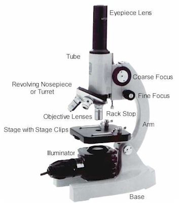 Microscope Table Frame for Lab School Professional Microscope Arm Holder Microscope 
