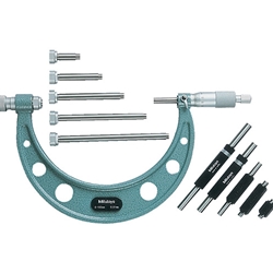 Mitutoyo Outside Micrometer with Interchangeable Anvil