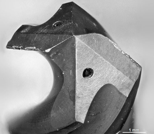 Drill Tip Wear under a Smartzoom Digital Microscope Drill Tip Wear under a Smartzoom Digital Microscope